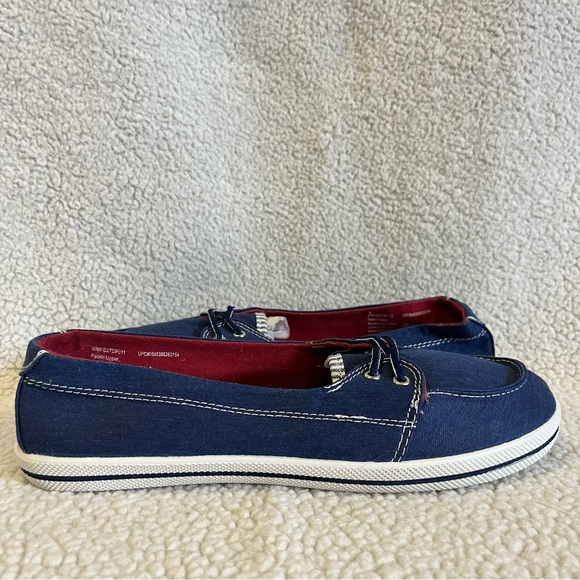 Faded Glory Navy Boat Shoe Memory Foam - Picture 6 of 7